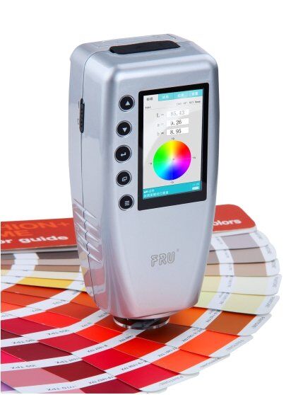 Portable Colorimeter 8MM Precision Color Meter L a b Delta E L C h XYZ RGB USB CTI-10 Color Difference Meter Tester for Coating Printing