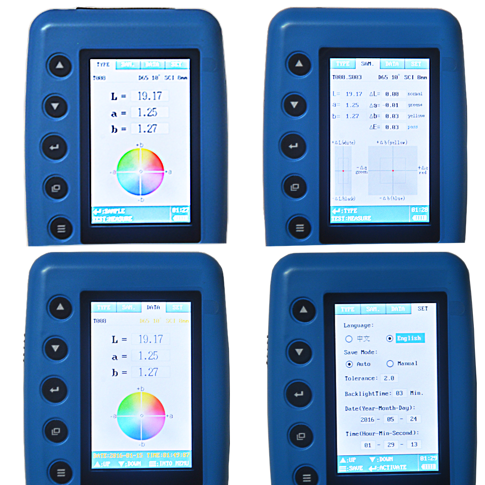 Portable Color Analyzer Digital Precise Colorimeter Color Difference
